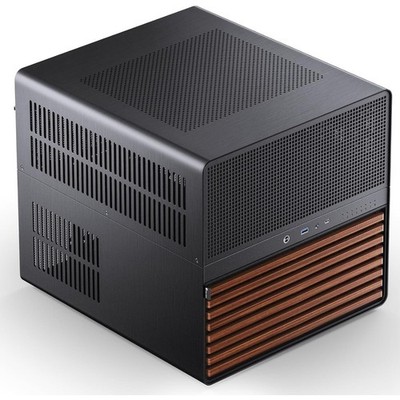 N5 NAS PC Case E-ATX 12 HDD 4 SSD Drive Bay Supports 4 GPU Home Server Wood