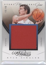 2013 Panini Timeless Treasures Every Player Game Jerseys 48/49 Kyle Singler 1u6