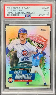 2025 Topps Update Home Field Advantage Kyle Tucker HA45 PSA 9 None 