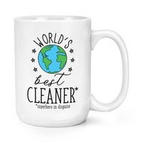 World's Best Reiniger 426Ml Groß Becher Tasse Lustiger Witz Favorit