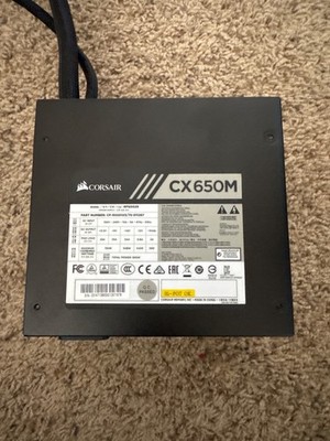 Corsair CX Series CX650M 650W 80 Plus Bronze Modular Power Supply - CP9020103NA