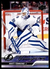 2023-24 Upper Deck Young Guns Matt Tomkins Rookie Tampa Bay Lightning #470