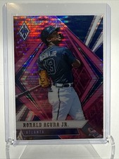 2021 Chronicles Phoenix Purple Velocity Prizm #8 RONALD ACUNA Jr. Atlanta Braves