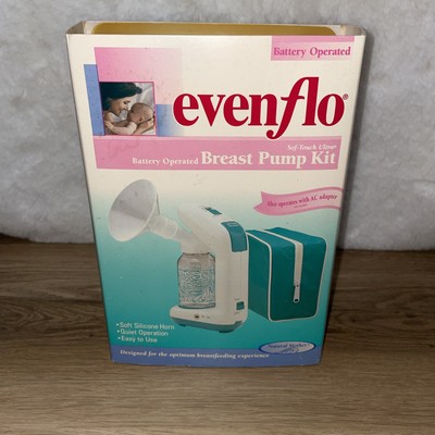Vintage 1995 Evenflo Battery Operated Breast Pump Kit NOS New
