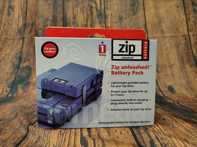 Iomega Zip Unleashed! Portable Battery Pack Power Supply for Zip Disk Drives NIB