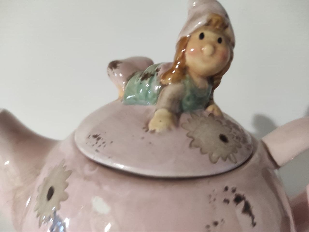 L'infinito Set Teiera Con Tazza Ceramica Rosa — foto 5