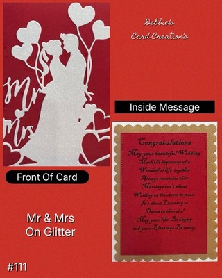 Beautiful Wedding Congratulations Greeting Card