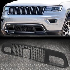 For 17-22 Jeep Grand Cherokee W Tow Hook Black Front Lower Bumper Cover Grille For 17-22 Jeep Grand Cherokee W Tow Hook Black Front Lower Bumper Cover Grille