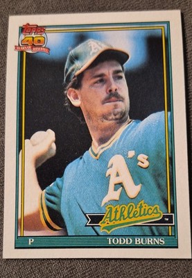 1991 Topps - Todd Burns #608 Operation Desert Shield