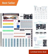 Portable 235-Piece Electronic Kit with Breadboard: Perfect for Arduino Projects