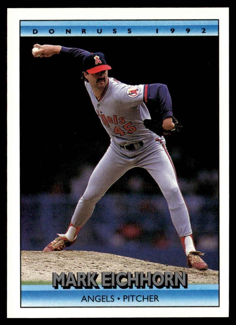 1992 Donruss Mark Eichhorn California Angels #181