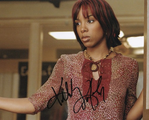 KELLY ROWLAND signed Autogramm 20x25cm FREDDY vs JASON in Person autograph