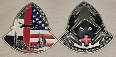 Semper AD Meliora 380th Expeditionary Medical Squadron Challenge Coin 