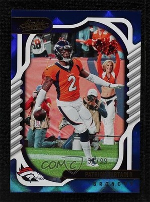 2022 Panini Absolute Blue Diamonds 37/99 Patrick Surtain II #13 s9z