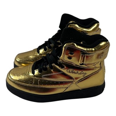 Ewing Athletics 33 Hi Metallic Gold High Top Sneakers Men display picture 2