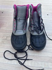 Nike ACG Woodside II Duck Boots Kids Youth Size 6.5Y Pink Gray Black 524876-003