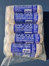 DMC BAROQUE CROCHET COTTON ARTICLE 158 ECRU 10 SKEINS NOS SEALED