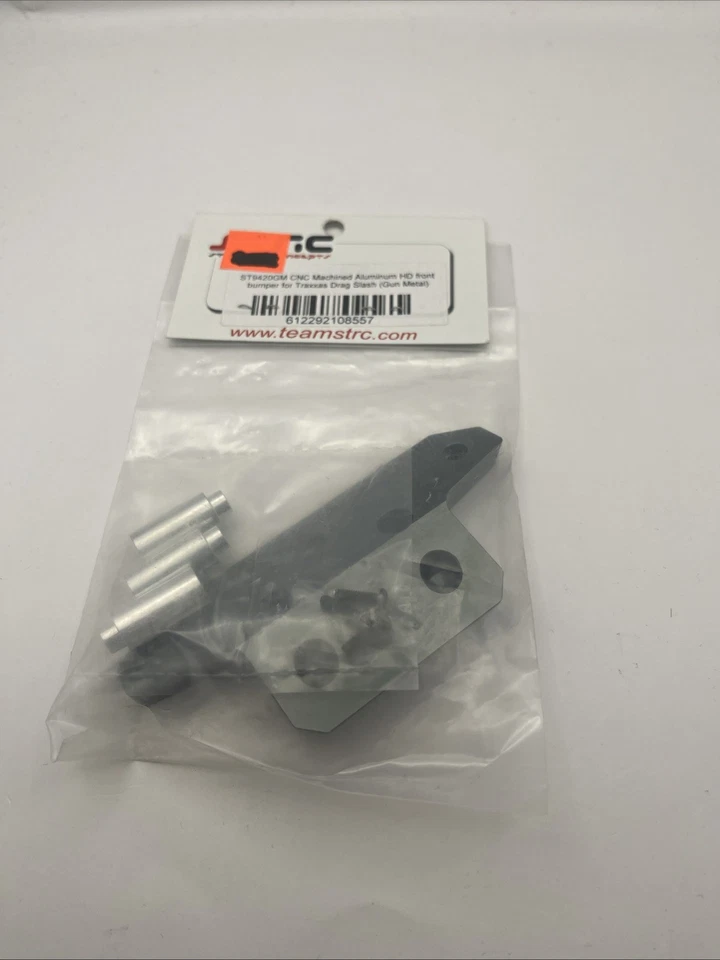 STRC ST9420GM GUNMETAL ANODIZED HD ALUMINUM FRONT BUMPER for TRAXXAS DRAG SLASH - Image 2 of 3