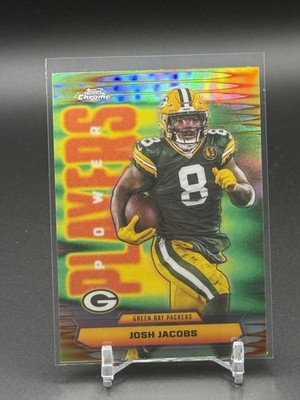 2025 Topps Chrome - Power Players Josh Jacobs #PP-20 Refractor