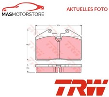 SATZ BREMSBELÄGE BREMSKLÖTZE VORNE HINTEN TRW GDB379 A FÜR PORSCHE 911,928