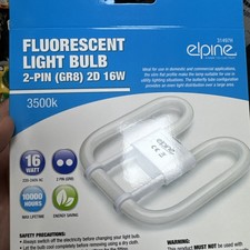 Elpine Gr8 2-Pin 16W 2D Fluorescent Light Bulb White Good Quality