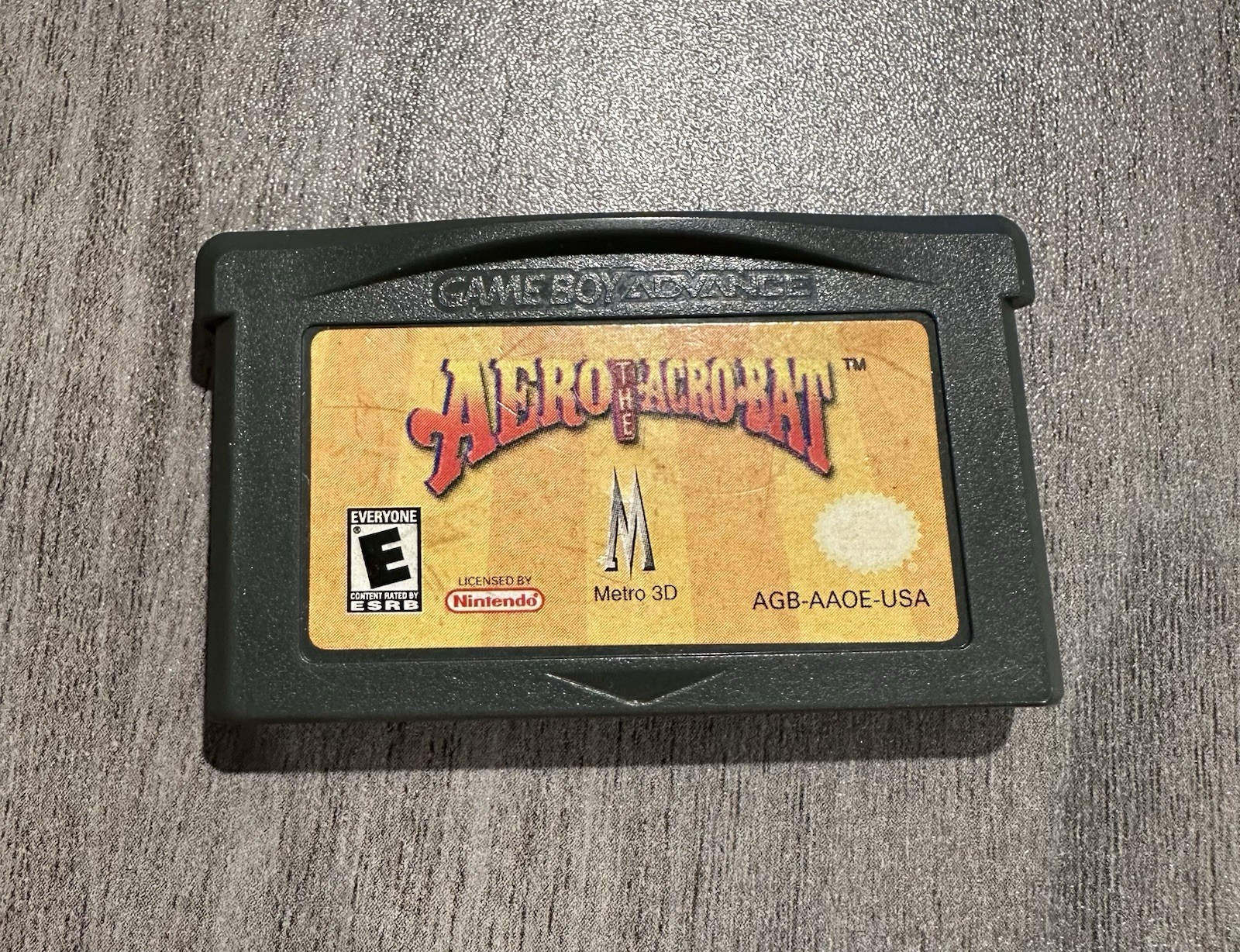 Aero The Acro-Bat (Nintendo Game Boy Advance, 2002)