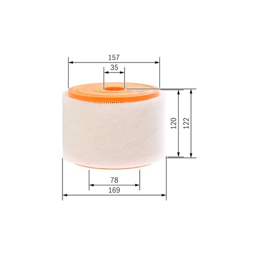 Luftfilter BOSCH F 026 400 289 - Bild 7 von 7