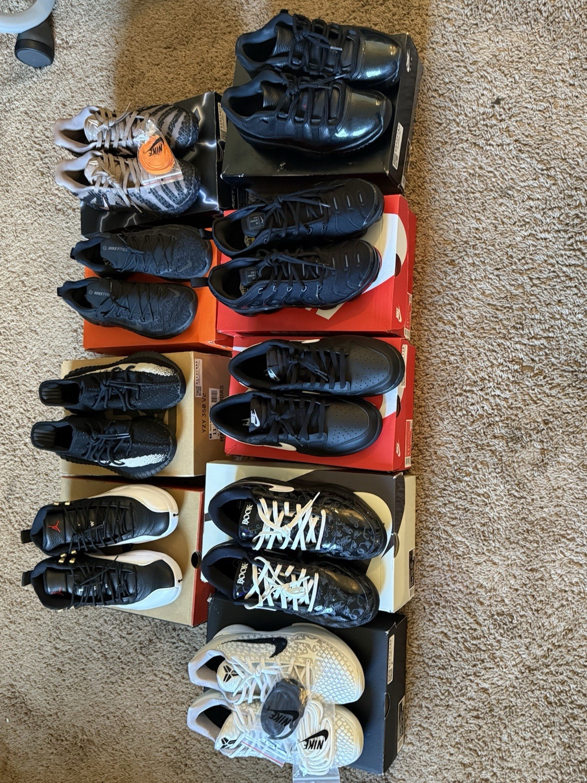 Lot 9 Sneakers Nike Jordan adidas Men's Athletic Shoes Air Jordan Yeezy Boost  thumbnail 2