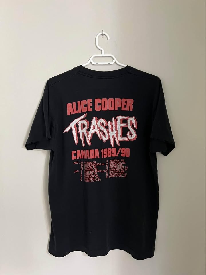 Super Rare Vintage Alice Cooper 1989 Canadian Trashes… - Gem
