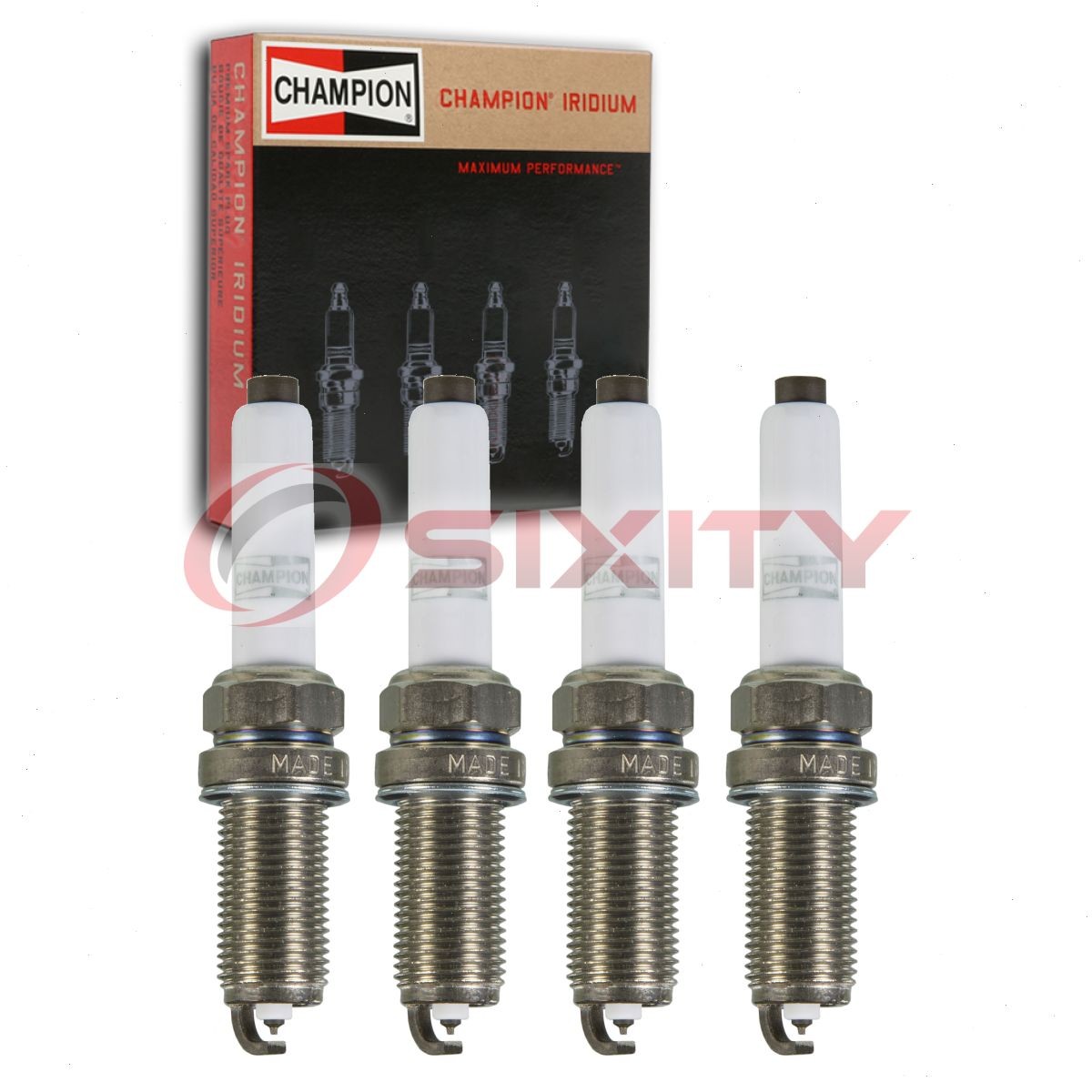 4 pc Champion Iridium Spark Plugs for 2016-2019 Audi A6 Quattro 2.0L L4 st