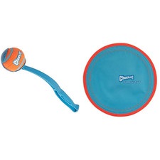 Chuckit Chuckit Sport 12M Dog Ball Launcher Bundle Chuckit Paraflight Flying