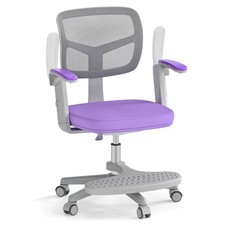 Kids Desk Chair Children Study Chair w/Adjustable Height, Armrest  Footrest