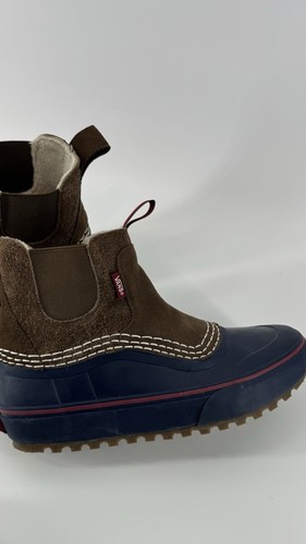 Bottes Vans Mid Chelsea marron/bleu unisexe homme 7 femme 8,5 » - Photo 3/24