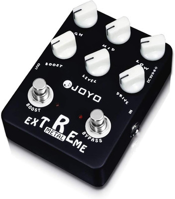 Metal Distortion Pedal with 3 Band EQ and Low-Mid-High Gain Boost for Electric G
