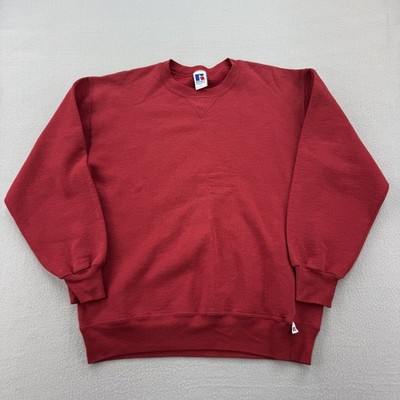 Vintage Russell Athletic Sweatshirt Mens Large Crewneck Pullover USA 90s Casual