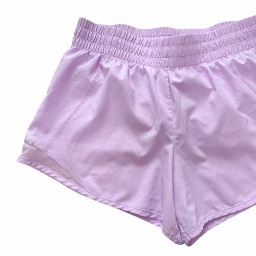 Athletic Works Shorts Girls Size 18 Purple Floral Active Wear Elastic Waist - Picture 2 of 9