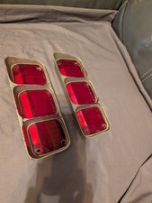 New Blem Pair Tail Light Lenses Upper 1972 Cutlass 442 Olds Oldsmobile New Blem Pair Tail Light Lenses Upper 1972 Cutlass 442 Olds Oldsmobile