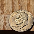 1974 Eisenhower $1 Dollar Coin  Business Strike Copper  — photo 3
