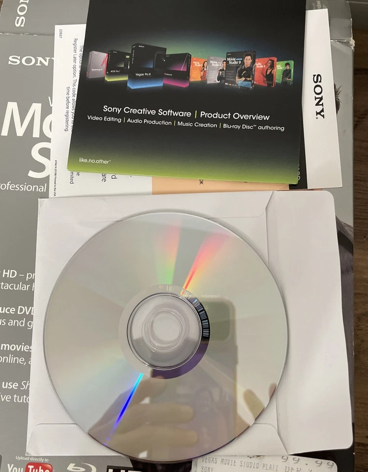 索尼 Vegas Movie Studio 9 白金版视频和原声带软件 — 第 3/4 张图片