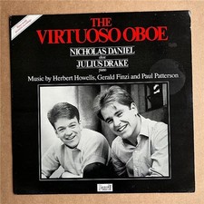 NICHOLAS DANIEL - JULIUS DRAKE VIRTUOSO OBOE - HERBERT HOWELLS LP 1985 - Nice cl