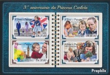 Timbres Sao Tome e Principe 2018 Mi 7698-7701 Feuille miniature (complète. éditi