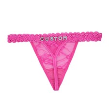 Love Gift Custom Name Letter Thong Panties Sexy G String Underwear FEMBOY W3