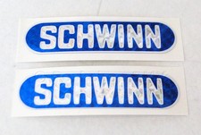 1979-83 Schwinn Sting prism chainstay decals PAIR - BLUE