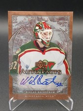 Niklas Backstrom AutoFacts Autograph 07-08 Artifacts NHL Minnesota Wild
