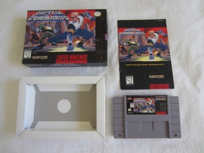 Captain Commando (SNES) Super Nintendo CIB Complete Box 1995 Capcom RARE