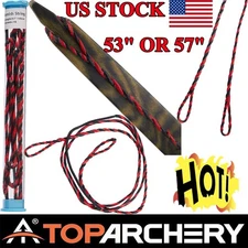 16Strands Flemish Twist String 53/57"Fast Flight for Archery Longbow/Recurve Bow