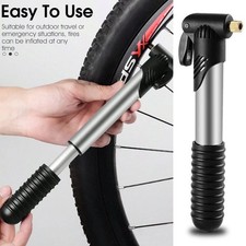 Manual Air Pump for Bikes Basketballs Footballs Portable Stainless Steel