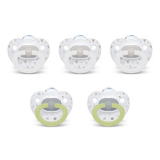 NUK Orthodontic Pacifiers, 6-18 Months, 5 Pack, Timeless Collection, Amazon Excl