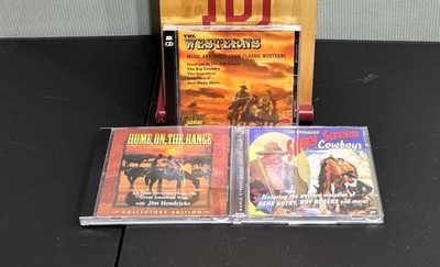 Jim Hendricks - Silver Screen Cowboys-Home On The Range-The Westerns 3 CD Lot