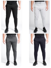 Mens Slim Fit Joggers Jogging Bottoms Skinny Tracksuit Track Pants Gym XS-2XL